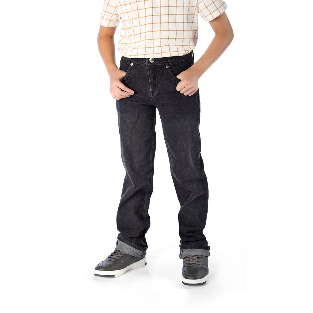 Black Extra Long Slim-Fit Jean for Tall Child