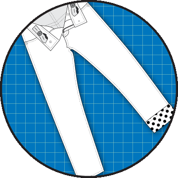 Extra Slim Kids Pants for Built for a Thin Child / Pants for Peanuts