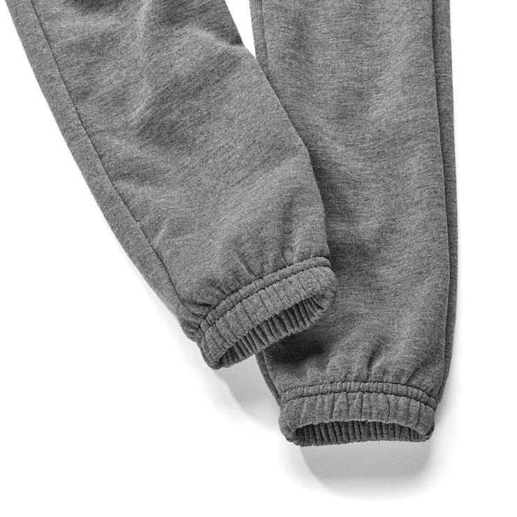 Ankle of Fleece Charcoal Gray Slim-fit Comfy Pants