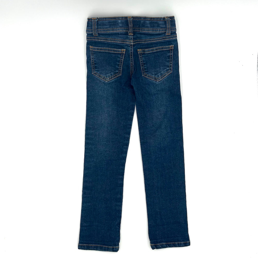 ♻️ Preloved: Lynn Cut Denim: Dark Wash / Size: Peach B