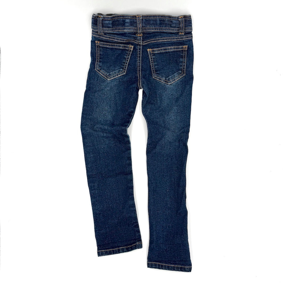 ♻️ Preloved: Lynn Cut Denim: Dark Wash / Size: Peach B