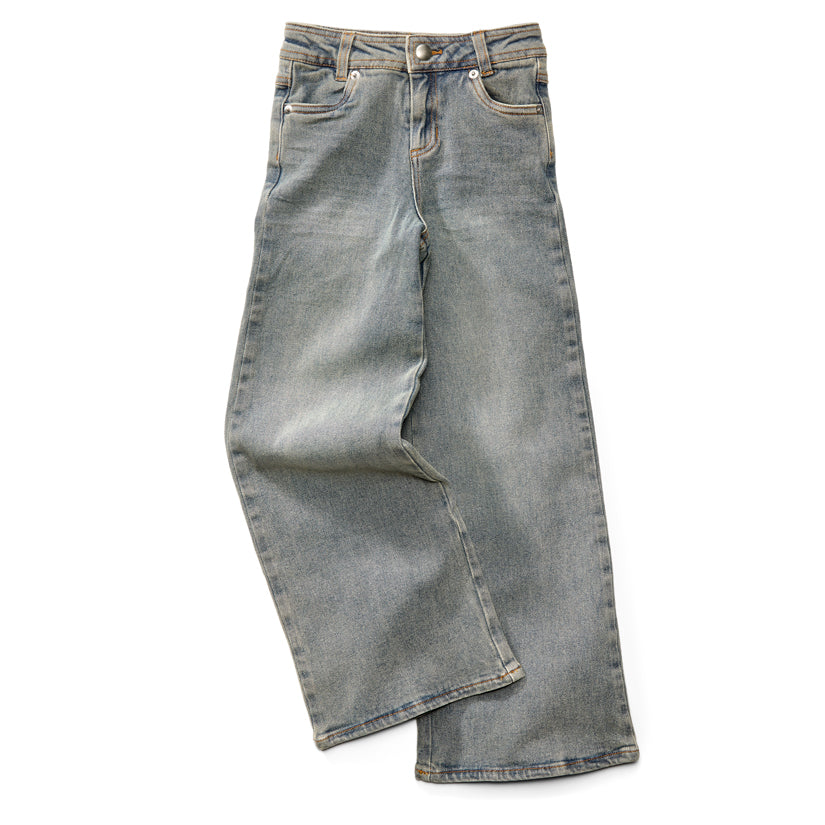 Slim and Long - Wide Leg Jeans by Pants for Peanuts / Light Wash