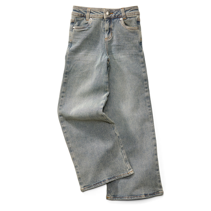 Slim and Long - Wide Leg Jeans by Pants for Peanuts / Light Wash