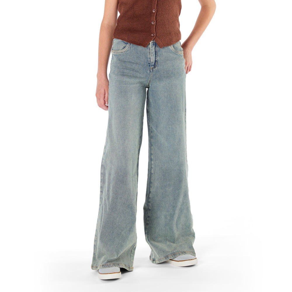 Wide Leg Slim-Fit Long Jeans for Tall Slender Girls