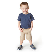 Kids Slim-Fit Twill Uniform Shorts / Flat Front / Extra Long / Discontinued